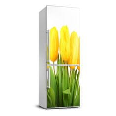 Wallmuralia.sk Nálepka fototapeta Žlté tulipány 60x180 cm