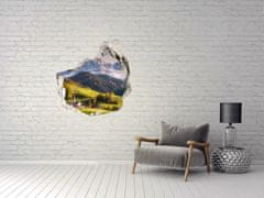 Wallmuralia.sk Diera 3D v stene na stenu Panoráma hôr 75x75 cm