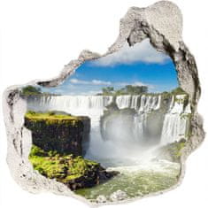 Wallmuralia.sk Diera 3D fototapety nástenná Vodopád argentína 125x125 cm