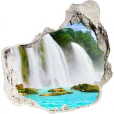 Wallmuralia.sk Diera 3D fototapety nástenná Nálepka vodopád 125x125 cm