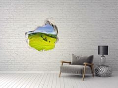Wallmuralia.sk Diera 3D fototapety na stenu Zelené kopce 75x75 cm