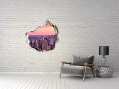 Wallmuralia.sk Diera 3D fototapety nálepka New york západ 125x125 cm