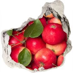 Wallmuralia.sk Diera 3D fototapety nástenná Červené jablká 125x125 cm