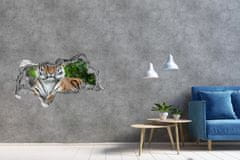 Wallmuralia.sk Diera 3D fototapeta nálepka Tiger ussurijský 95x73 cm