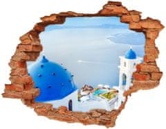 Wallmuralia.sk Diera 3D fototapeta nálepka Santorini, grécko 120x93 cm