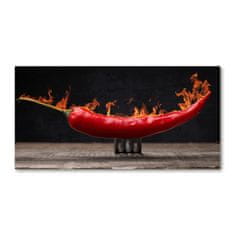 Wallmuralia.sk Foto obraz akrylové sklo Chilli papričky 125x50 cm 2 prívesky