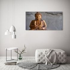 Wallmuralia.sk Foto obraz akryl do obývačky Drevený budha 100x50 cm 2 prívesky