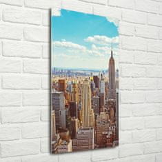 Wallmuralia.sk Vertikálny foto obraz sklenený New York 50x100 cm 2 prívesky