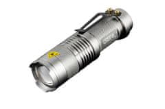 Northix LED baterka CREE Ultrafire - šedá 