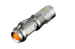 Northix LED baterka CREE Ultrafire - šedá 