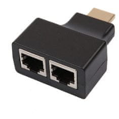 Northix 2x HDMI na RJ45 Dual Port Extender až do 30m 