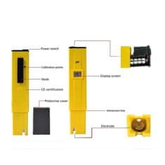 Northix PH-009(I) Kompaktný digitálny pH-meter 