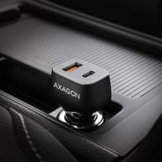 AXAGON PWC-PQ38, PD & QUICK nabíjačka do auta 38W, 2x port (USB + USB-C), PD3.0/QC3.0/AFC/FCP/Apple