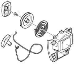 Makita ND / DOLMAR Štartér MS-335.4, MP-335, MP-352.4, 195142-4, 126475-6 (71d)