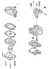 Makita ND / DOLMAR Karburátor MS335.4 C/K/U, EBH340U, 168561-7 (71c)