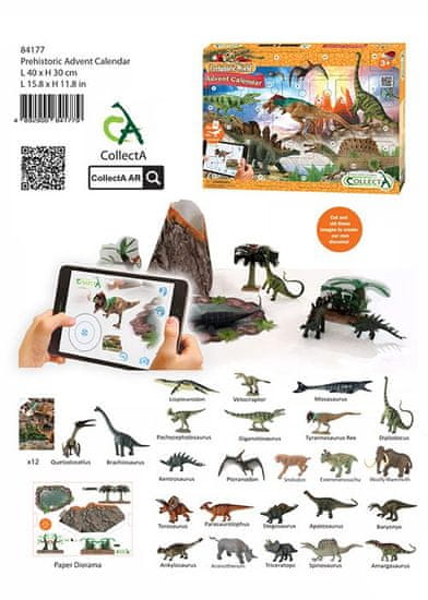 COLLECTA Adventný kalendár-dinosauri