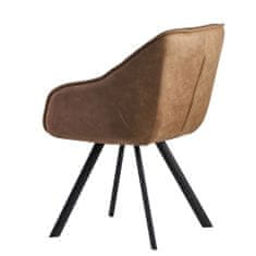 Bruxxi Jedálenská stolička Gepo, textil, béžová