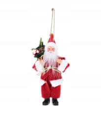 Koopman Prívesok na vianočný stromček Santa Claus 20 cm