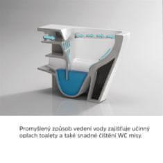 Mereo WC závesné kapotované, RIMLESS, 490x370x360, keramické, vr. sedátka CSS113S VSD82S - Mereo