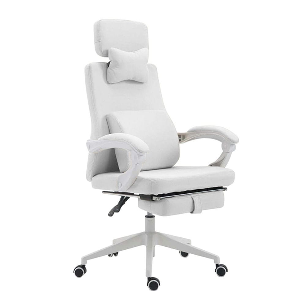 Timeless Tools Kancelárska otočná stolička s opierkou hlavy - rôzne farby, biela