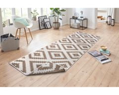 NORTHRUGS Kusový koberec Twin-Wendeteppiche 105460 Linen – na von aj na doma 80x150