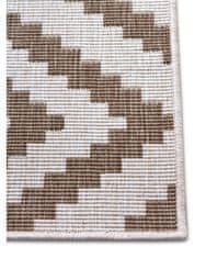 NORTHRUGS Kusový koberec Twin-Wendeteppiche 105460 Linen – na von aj na doma 80x150