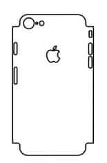 emobilshop Hydrogel - matná zadná ochranná fólia (full cover) - iPhone 7 - typ výrezu 4