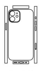emobilshop Hydrogel - matná zadná ochranná fólia (full cover) - iPhone 12 mini - typ výrezu 4