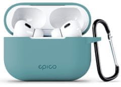 EPICO silikónové púzdro pre Airpods Pro 2 s karabínou - zelené, 9911101500004