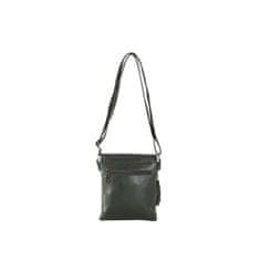 F & B Dámska kabelka so zipsami CROSSBODY tmavo zelená OW-TR-5004-2_391077 Univerzálne