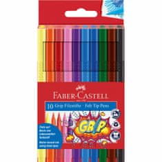 Faber-Castell Popisovače Grip 10 farebné