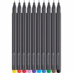 Faber-Castell Popisovače Grip Finepen 0,4 mm 10 farebné