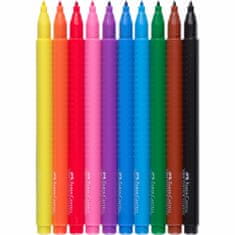 Faber-Castell Popisovače Grip 10 farebné