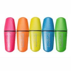 Zvýrazňovač Mini Glitter Neon/5 set 