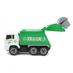 Toi Toys Smetiarske auto CARS_TRUCKS + odpadkový kontajner 