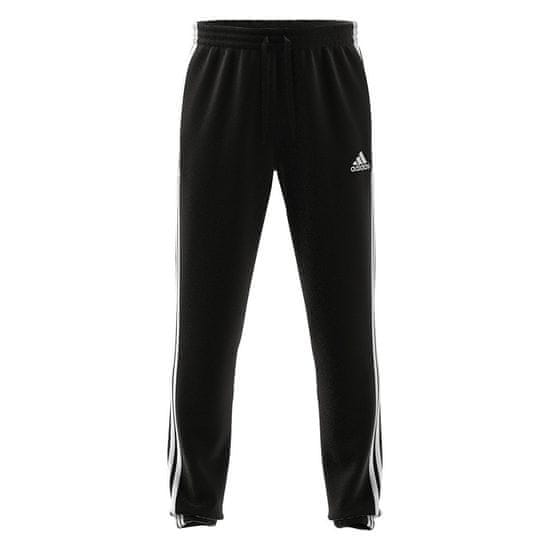 Adidas Nohavice čierna Essentials Tapered Elasticcuff 3 Stripes