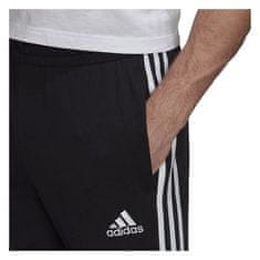 Adidas Nohavice čierna 182 - 187 cm/XL Essentials Tapered Elasticcuff 3 Stripes