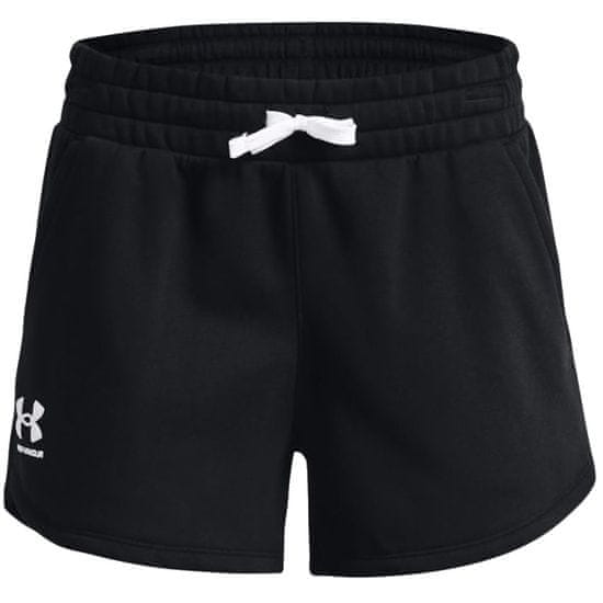 Under Armour Nohavice výcvik čierna Rival Fleece Shorts