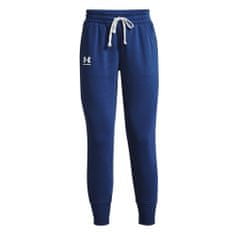 Under Armour Nohavice výcvik modrá 163 - 167 cm/S Rival Fleece Joggers