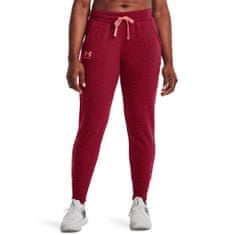 Under Armour Nohavice výcvik bordó 168 - 172 cm/M Rival Fleece Joggers