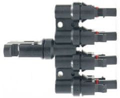 HADEX Rozbočenie MC-4, 1x konektor, 4x zdierka /MC4/