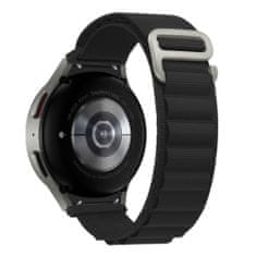 Tech-protect Remienok Nylon Pro Samsung Galaxy Watch 4 / 5 / 5 Pro / 6 / 7 / Fe Black