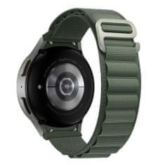 Tech-protect Remienok Nylon Pro Samsung Galaxy Watch 4 / 5 / 5 Pro / 6 / 7 / Fe Military Green