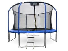 eoshop Premium Modrá trampolína 366 cm s vnútornou ochrannou sieťou + rebrík - Inside