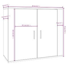 Petromila vidaXL Komoda dub sonoma 80x33x70 cm spracované drevo