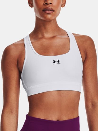 Under Armour Podprsenka UA HG Armour Mid Padless-WHT