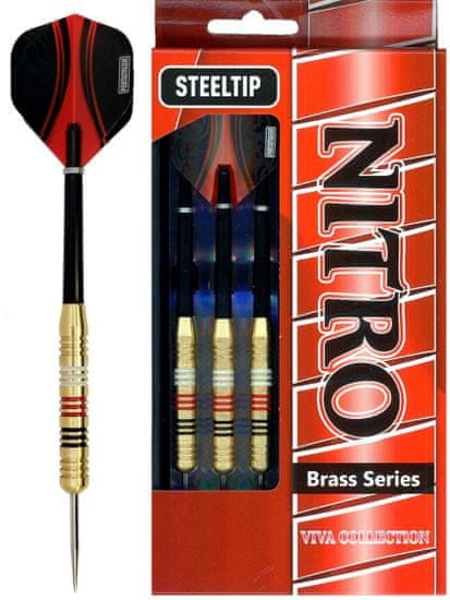 POWERDART Šipky Powerdart STEEL NITRO 22 gr. BRASS