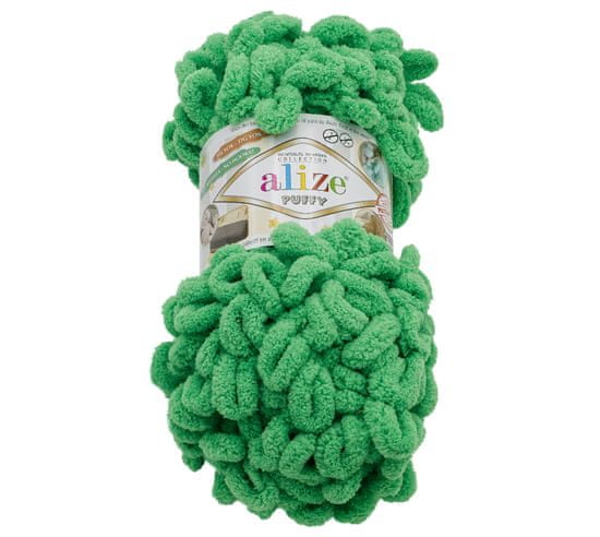 Alize Priadza PUFFY - 100g / 9 m - zelená