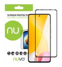 Nuvo ochranné sklo na displej pre Xiaomi 12 Lite 5G čierny rám