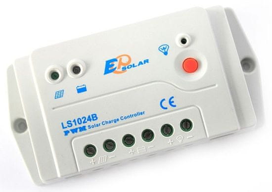 EPever PWM solárny regulátor LS1024B 50VDC/10A, 12/24V